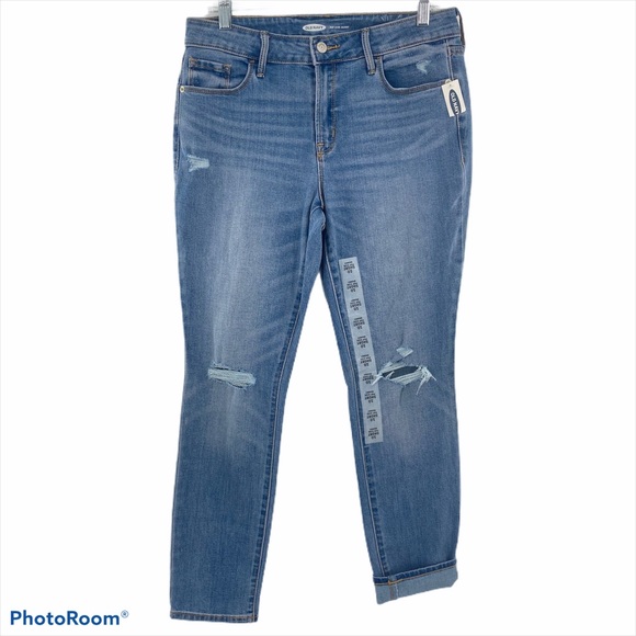 Old Navy Denim - OLD NAVY | Pop Icon Skinny Distressed Jeans Pants